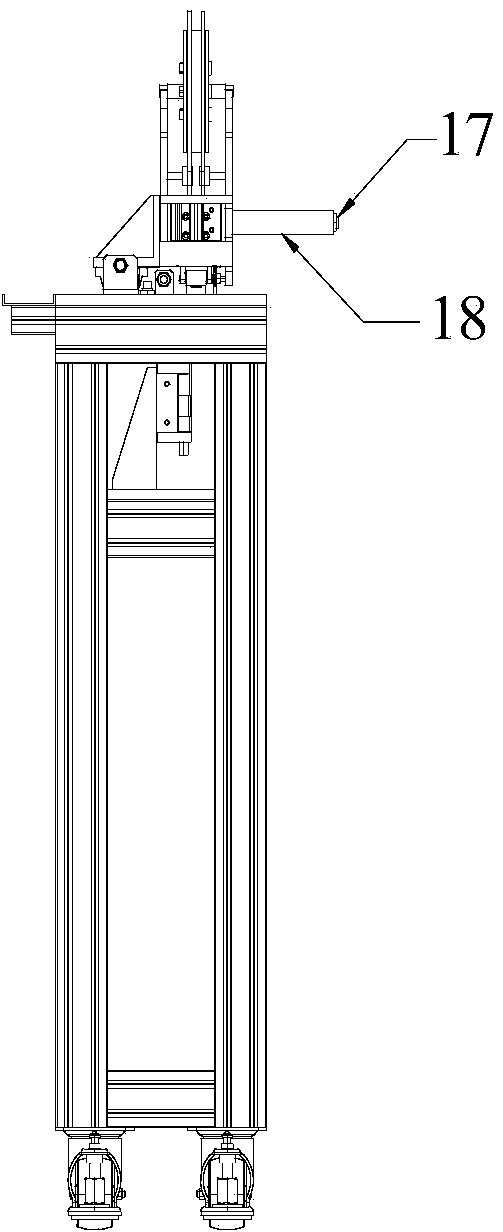 Rapid installation and automatic adhesive tape cutting device