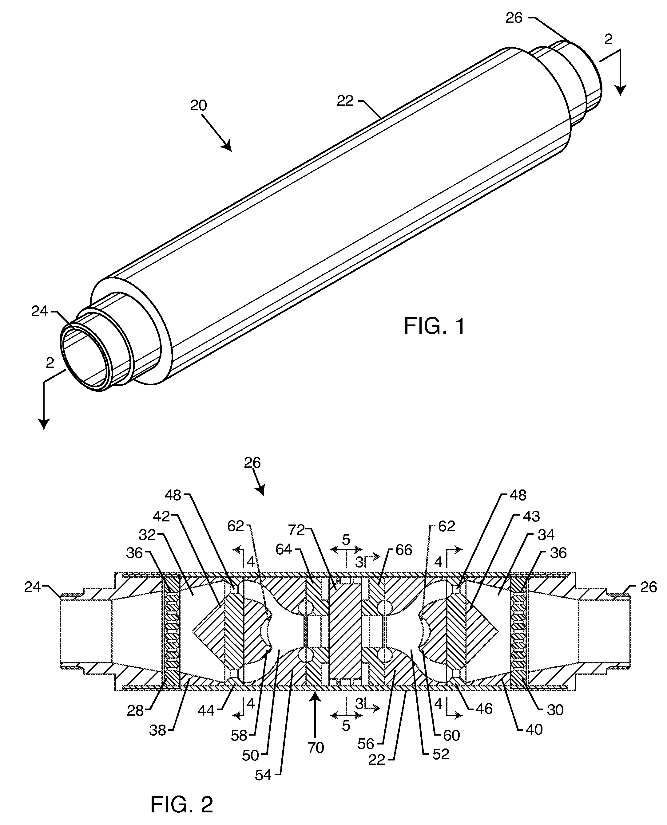 Multi-stage cavitation device