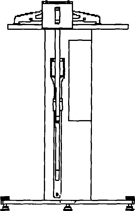 Portable taper gauge for measuring crystallizer and working process thereof