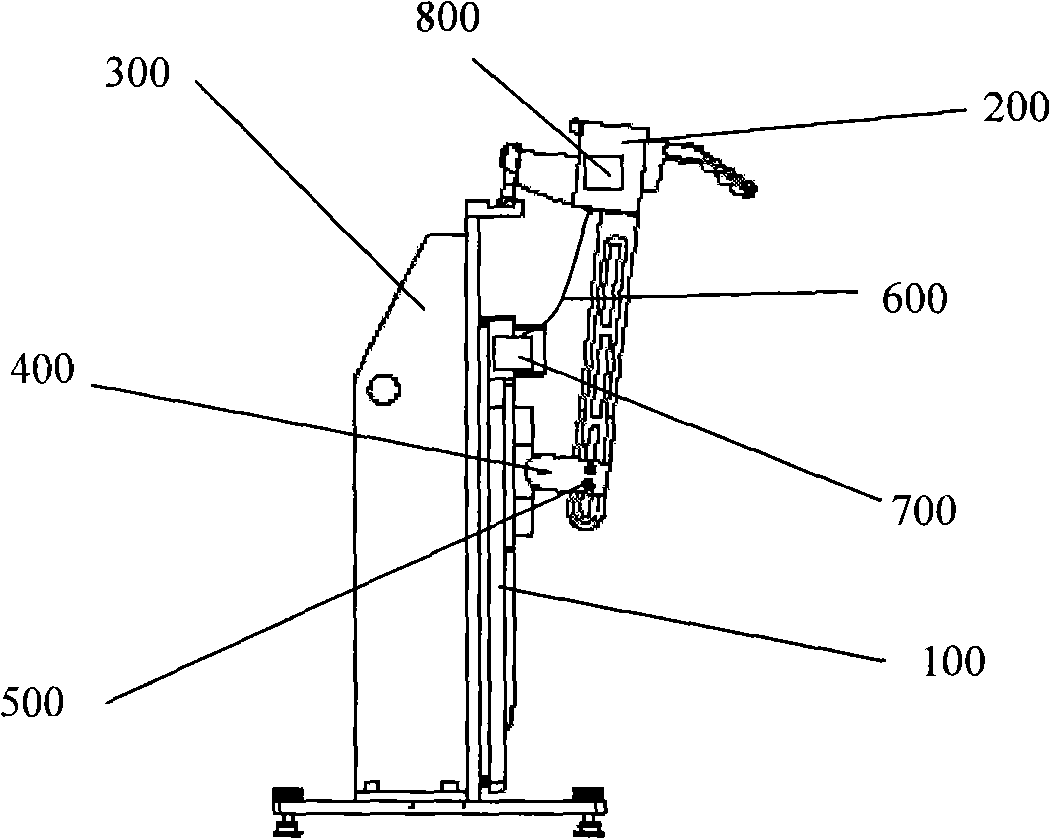 Portable taper gauge for measuring crystallizer and working process thereof