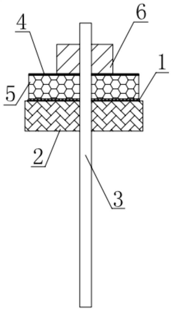 A construction method for vertical greening of lattice beams on mountain rock slopes