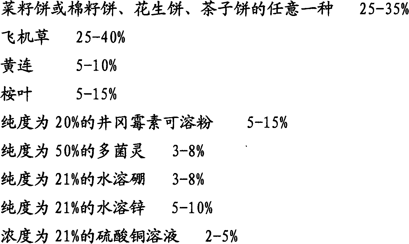 Composite type biological pesticide fertilizer for preventing rice disease and preparation method thereof