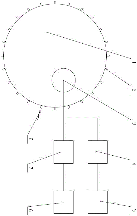 Discharging control device and method of disk filter