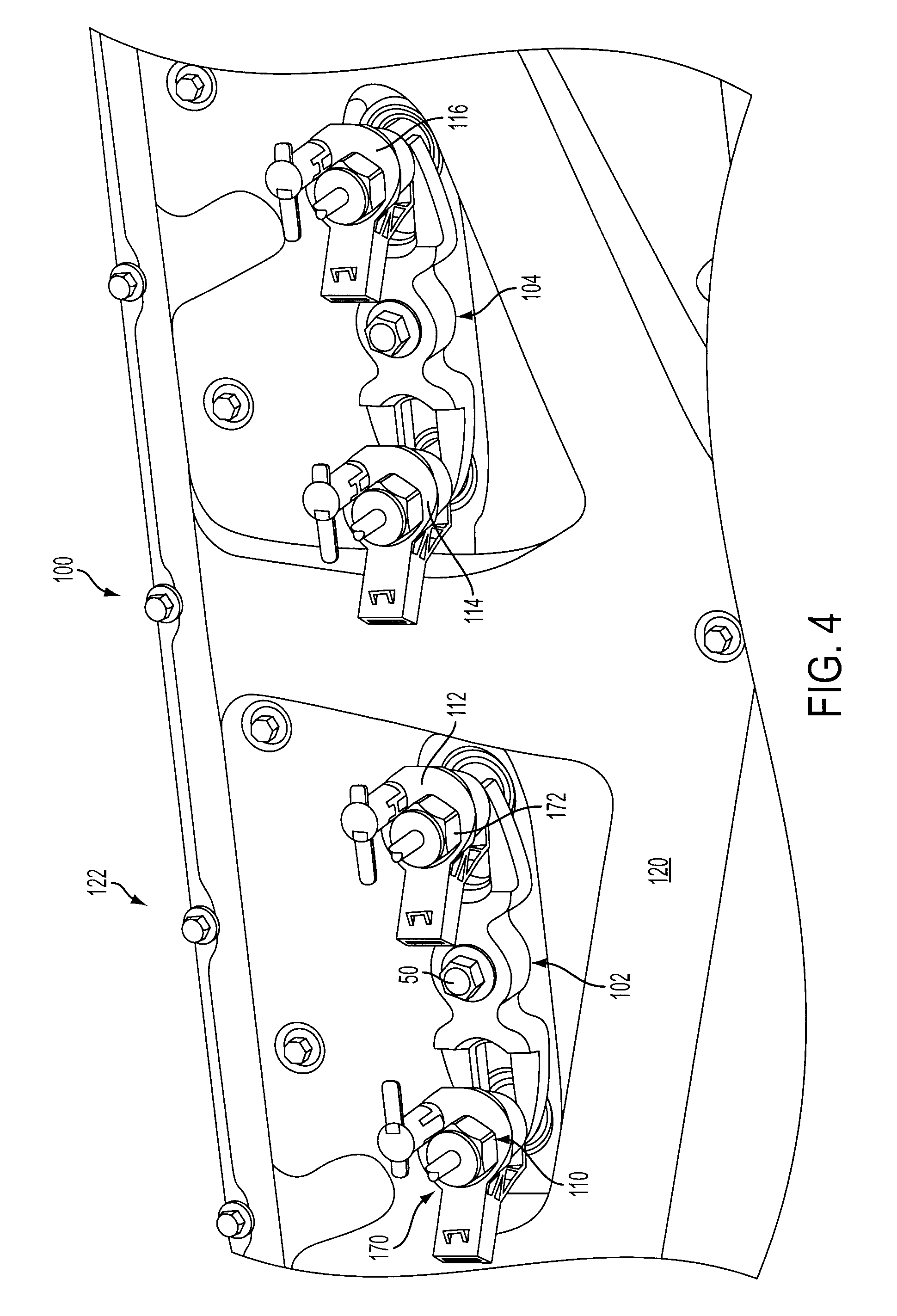 System and method for securing fuel injectors