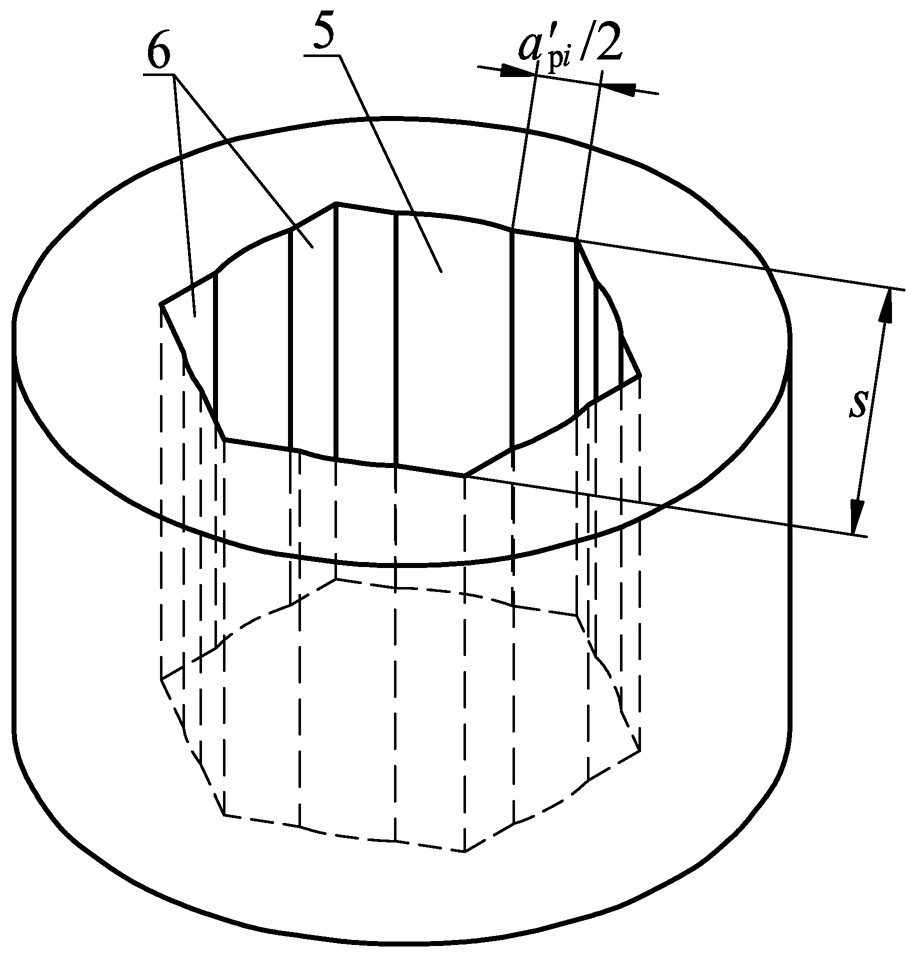 Inner hexahedron anti-cracking manufacturing method based on punching process