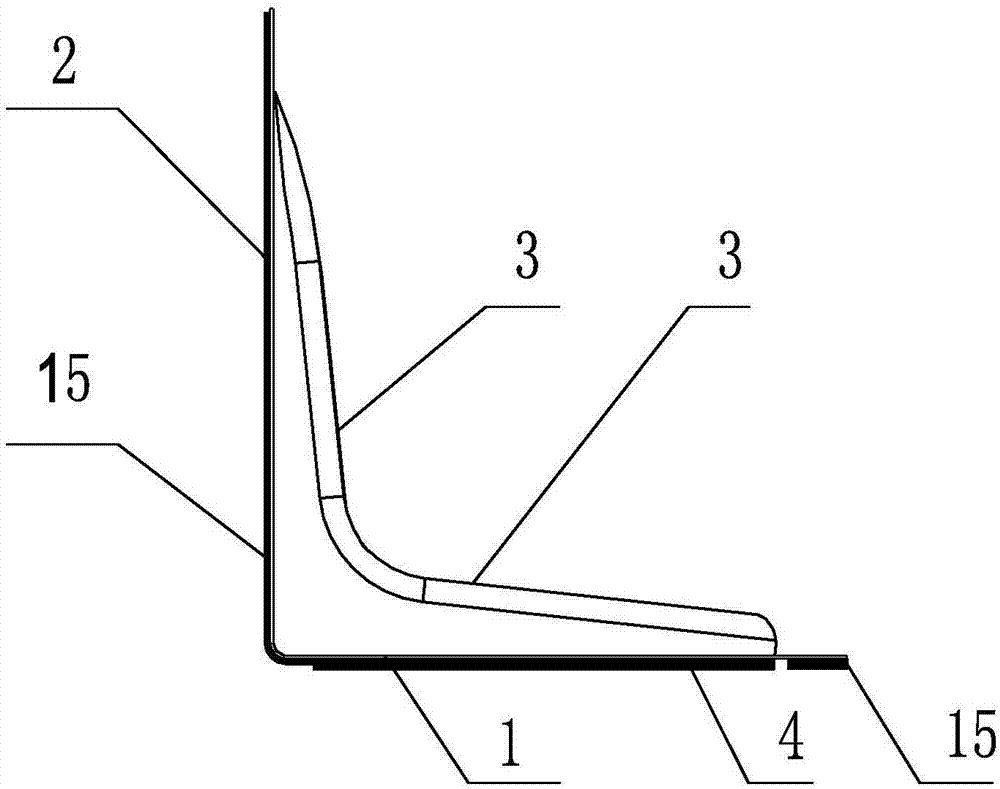 Rapid assembly type flood prevention retaining wall and application method thereof