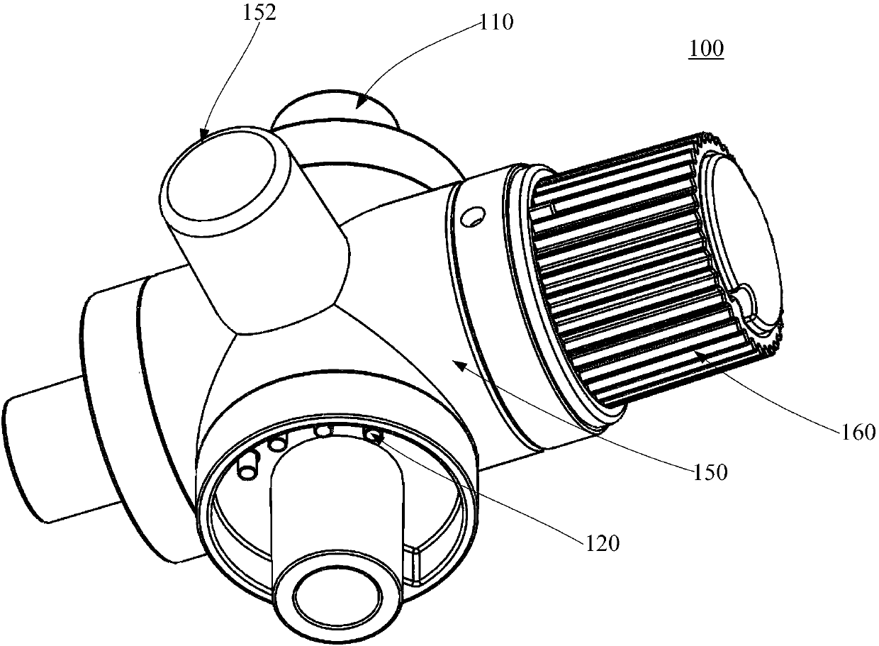 Conductive multi-way joint with air pressure adjusting function