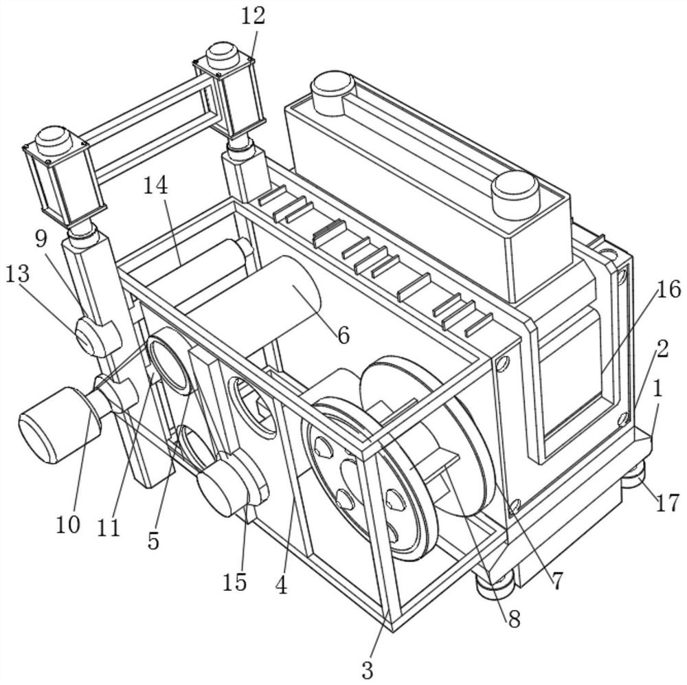 A high-speed winding machine for winding non-woven fabrics