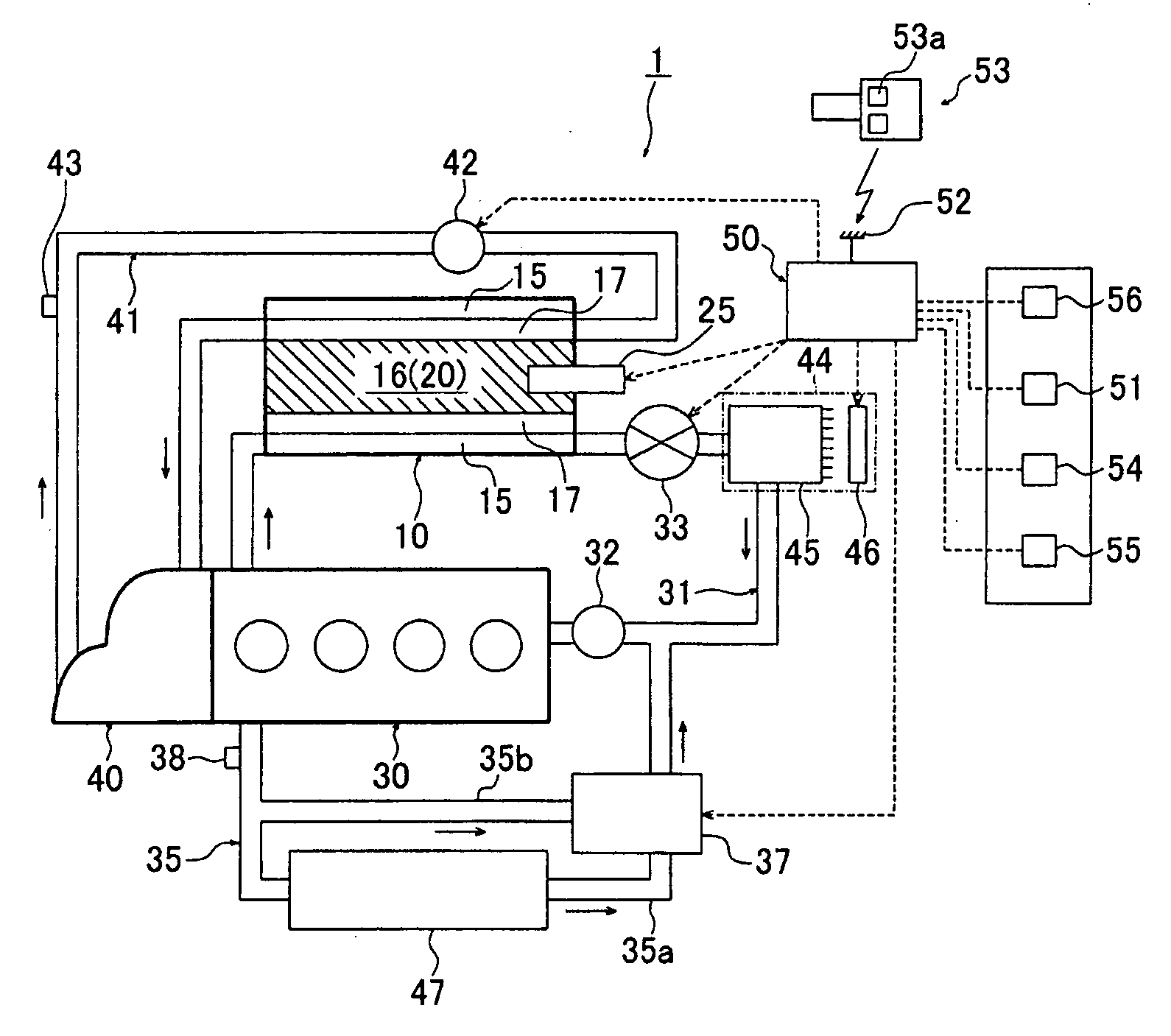 Warming-up system for vehicle