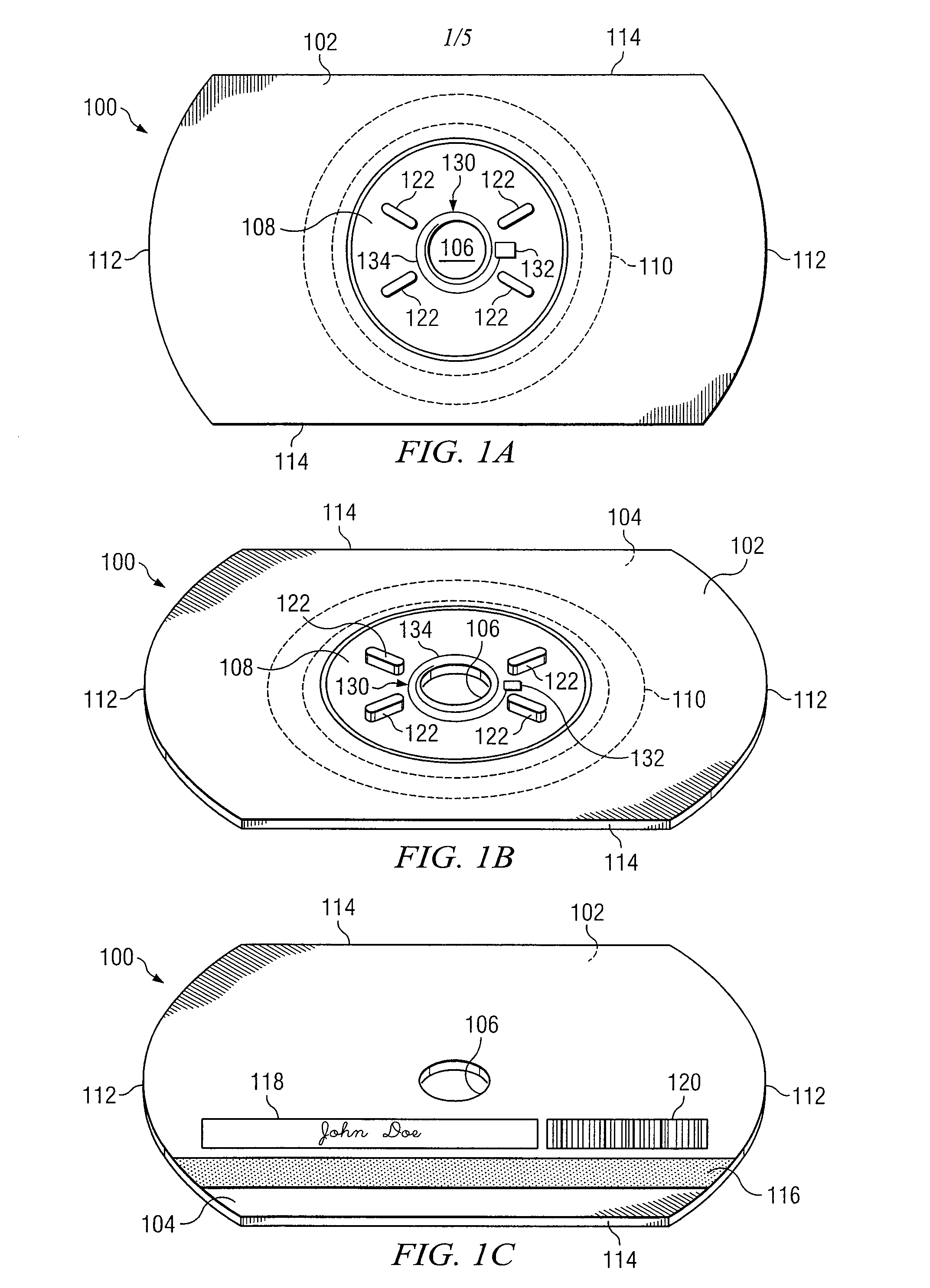 Thin optical disc having remote reading capability