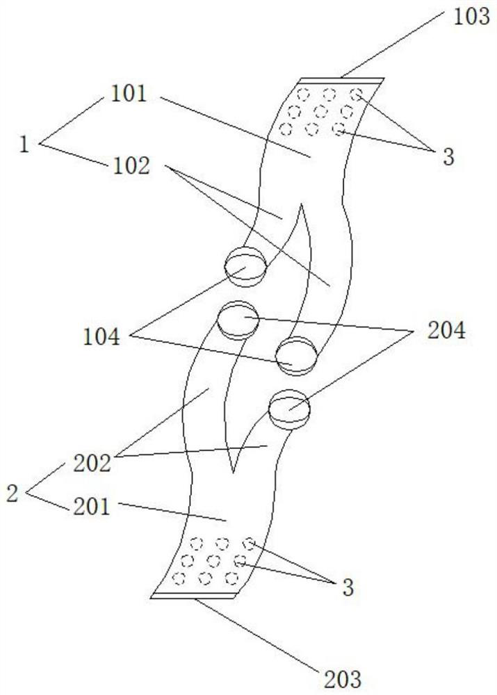 Noise reduction air passage, engine and operation machine