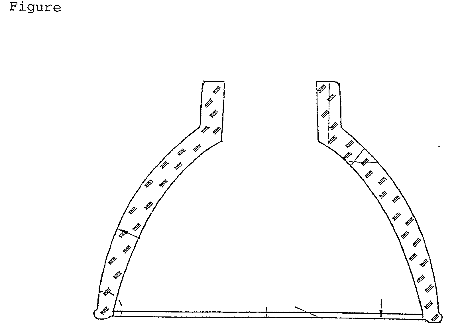 Process for uniformly coating hollow bodies