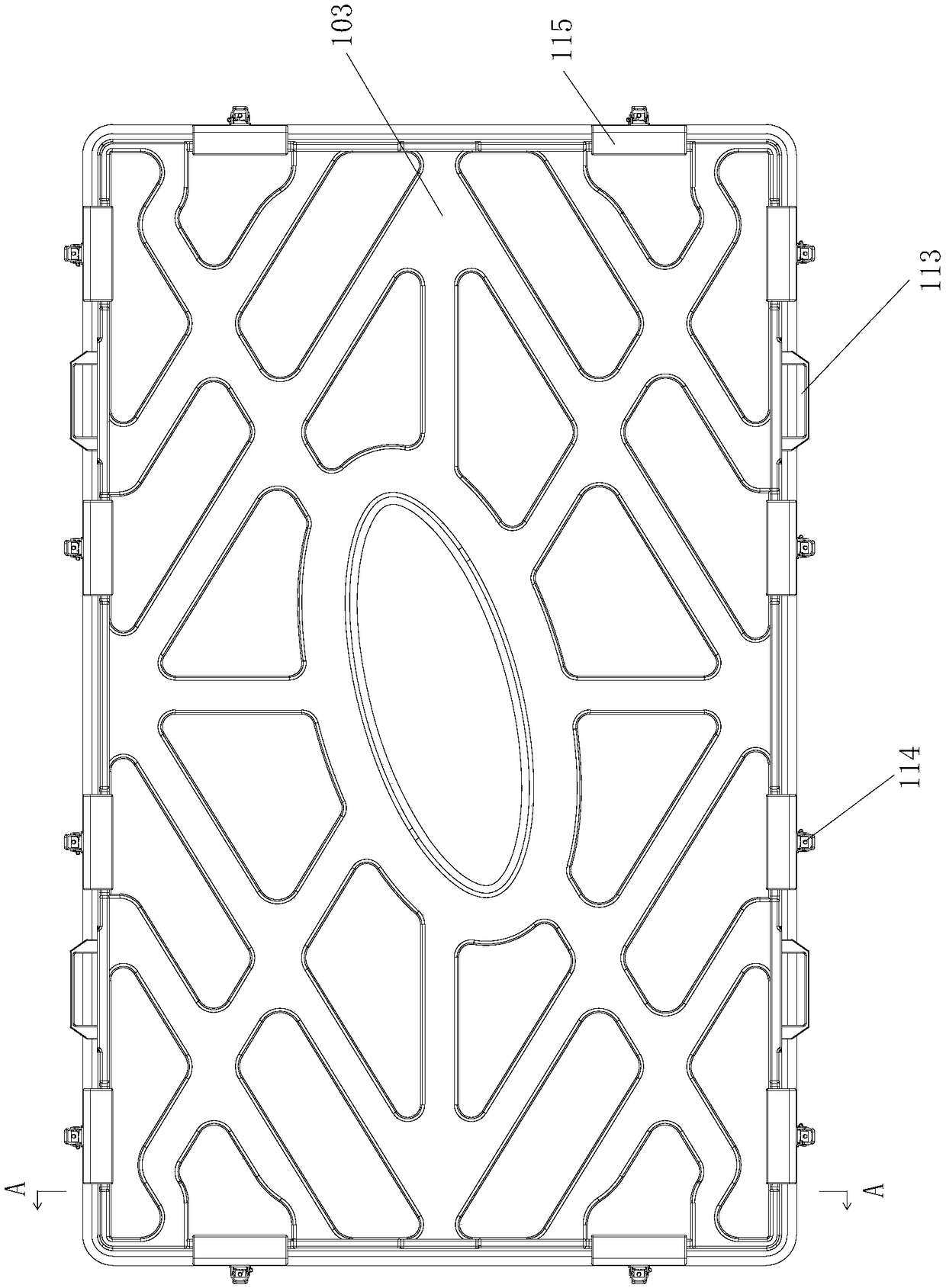 Polarizing plate packaging device