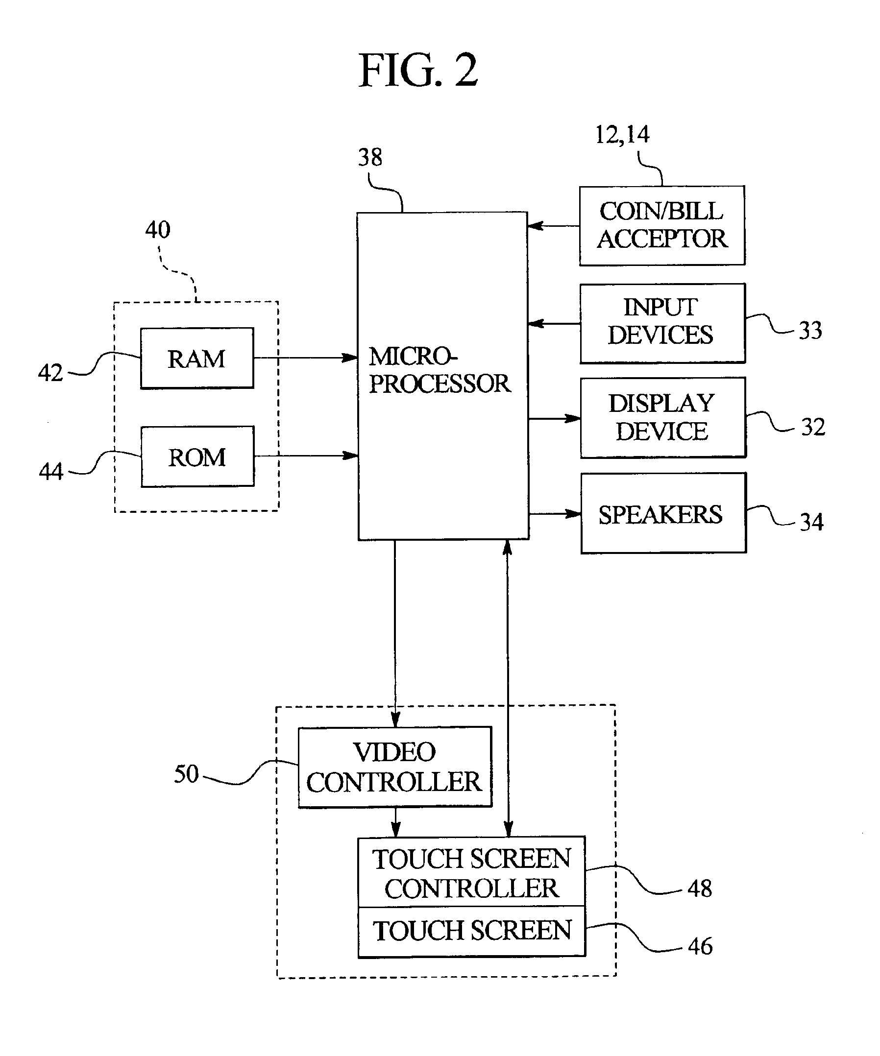 Gaming device having a replicating display