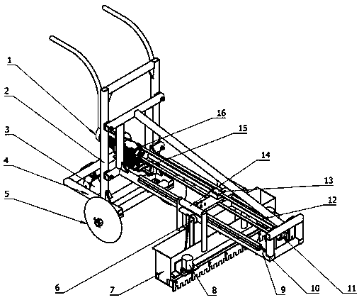 Novel mortar spreading machine