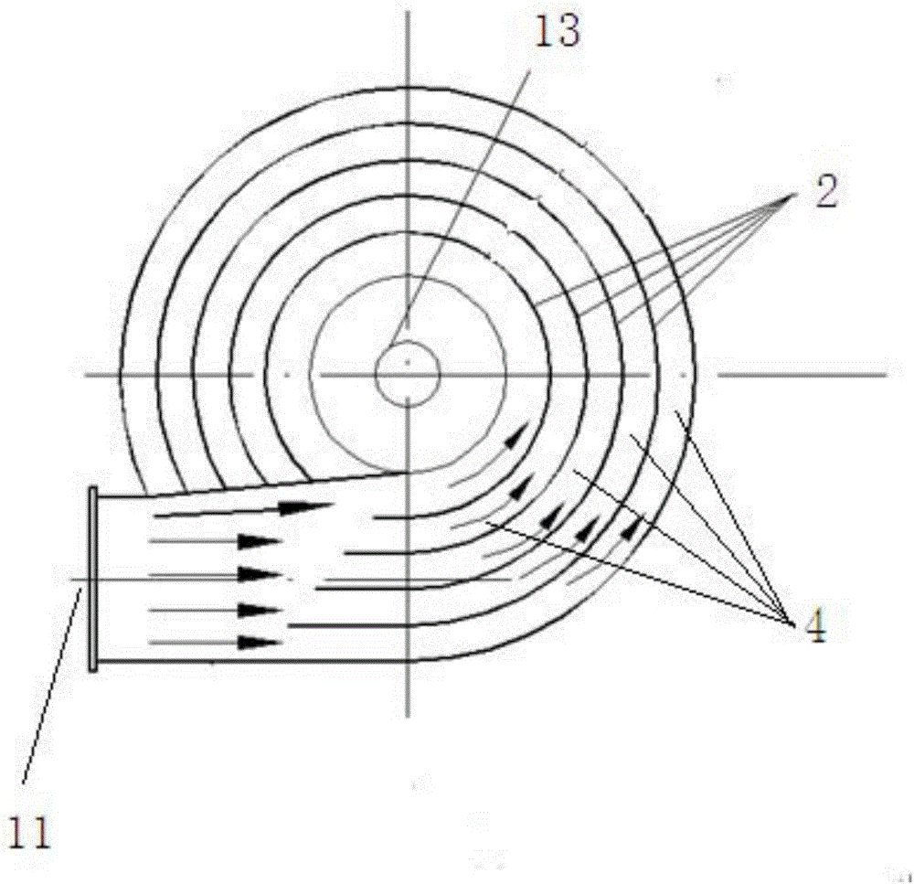 Multi-stage cyclone dehydration device