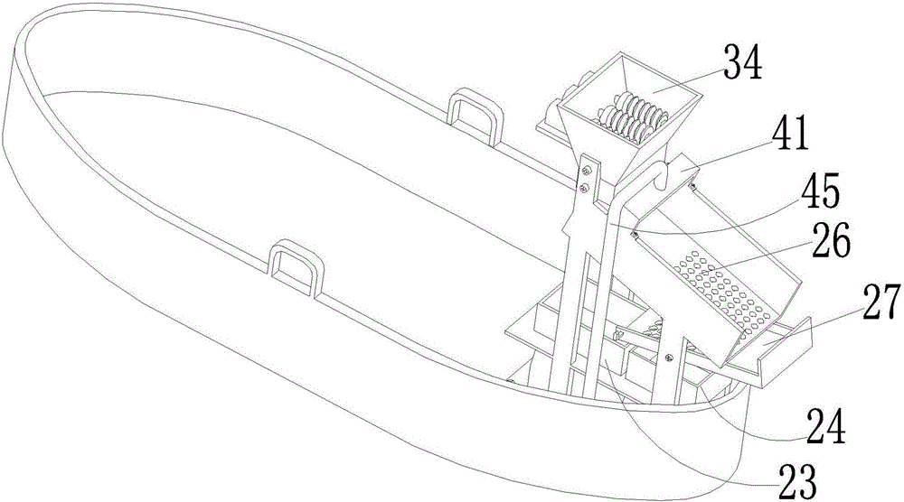 Euryale ferox automatic seed extracting and picking boat