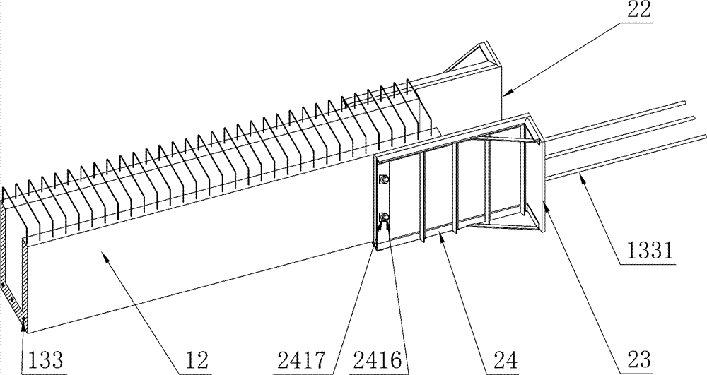 Assembled reinforced concrete framework structure beam-column joint and manufacturing method thereof