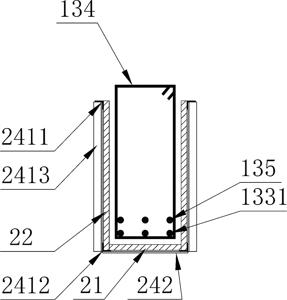 Assembled reinforced concrete framework structure beam-column joint and manufacturing method thereof