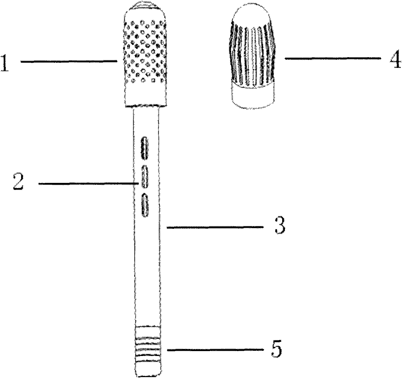 Magnet therapy scrapping moxibustion bar