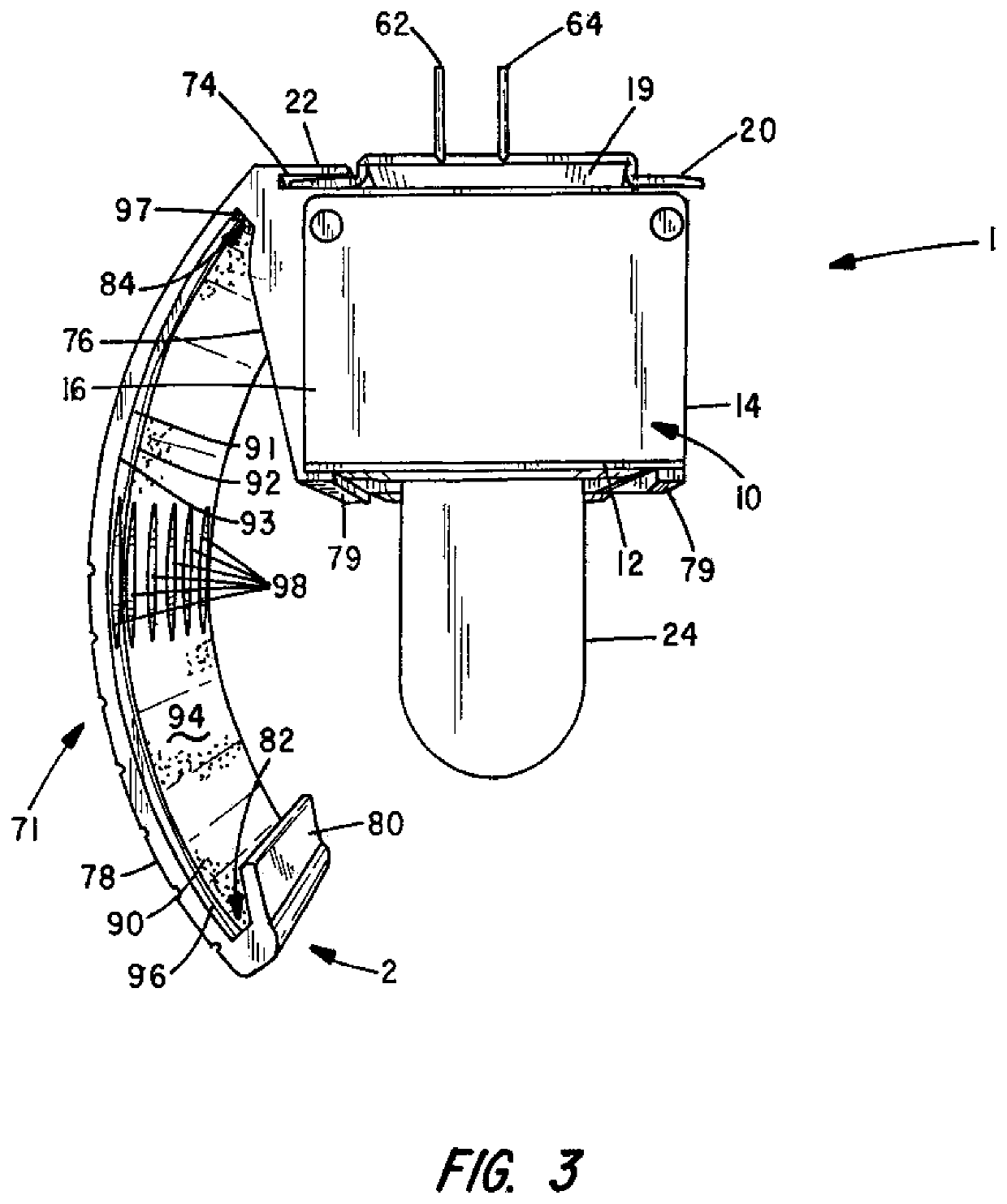 Insect light trap with extruded curved side panels and curved glue board