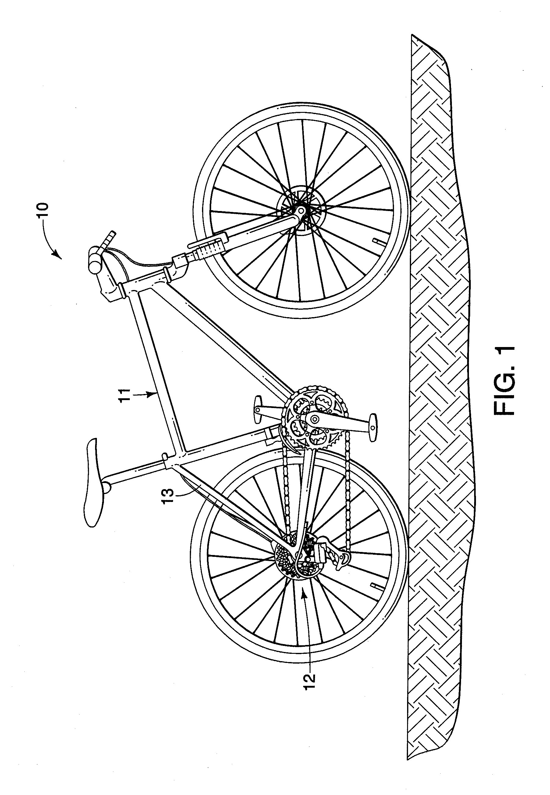 Bicycle wheel securing structure