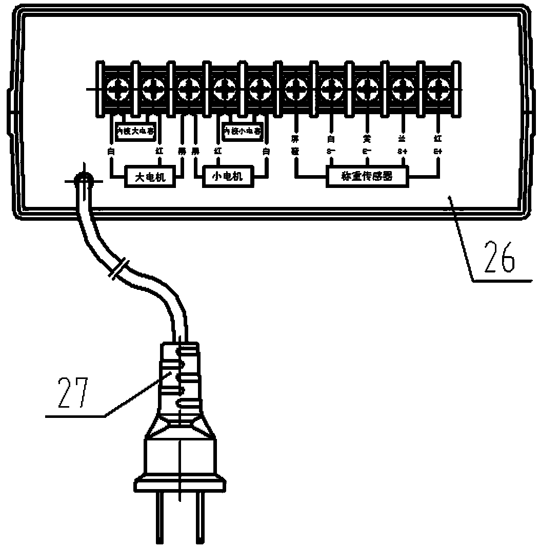 Intelligent stepless speed-regulation controller of metering feeder