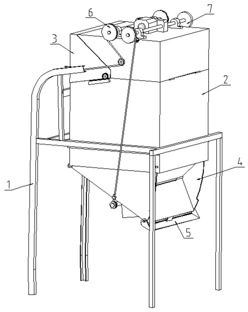 Industrial residue collecting and transferring device