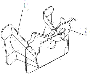 Automobile safety belt retractor installation structure