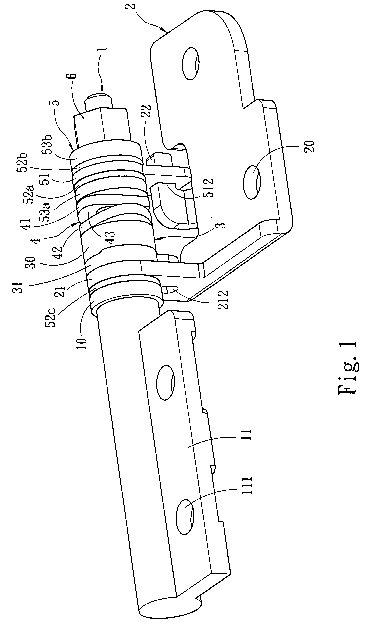 Hinge for anchoring and folding on a small pintle