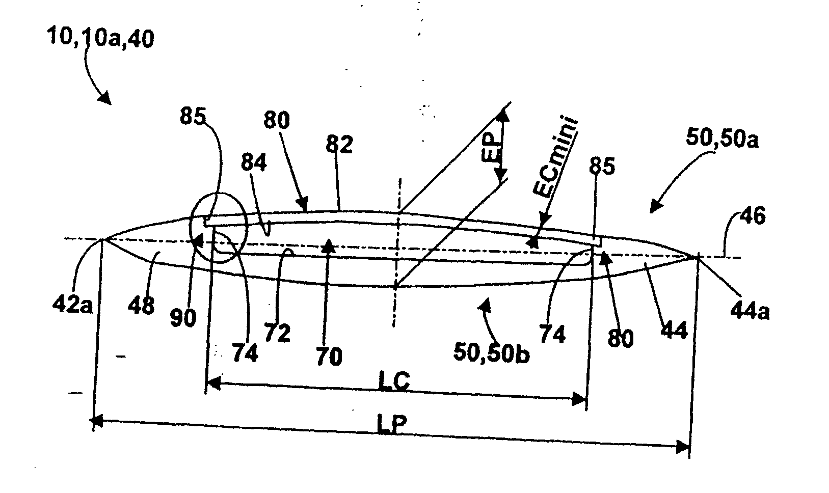 Lightened turbomachine blade and its manufacturing process