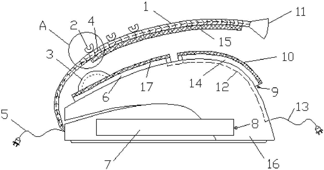 Computer mouse with heat preservation function