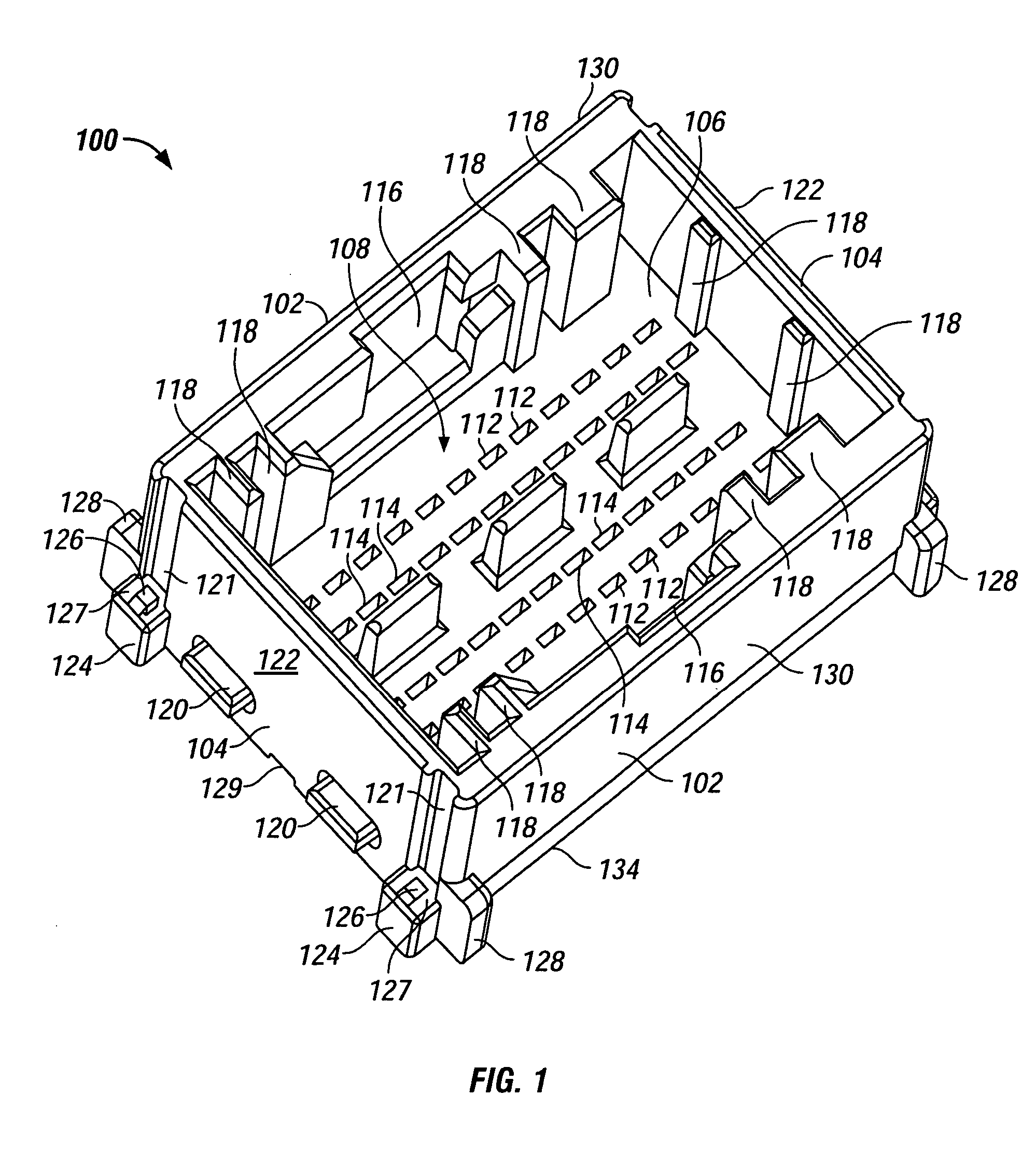 Surface mount header assembly having a planar alignment surface