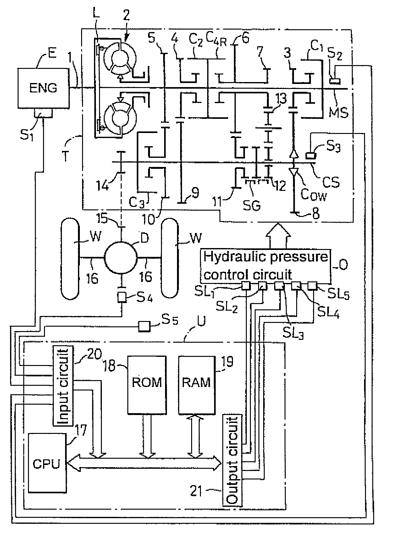 Engine power reduction during automatic transmission shifting