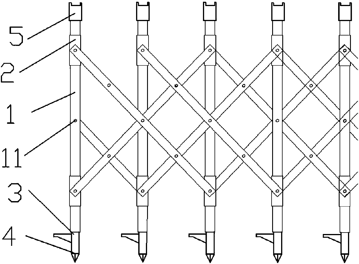 All-terrain telescopic fence