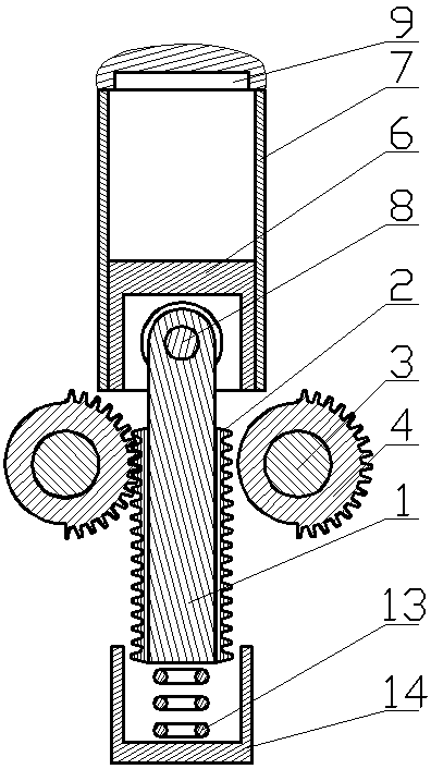 Straight shank linear engine