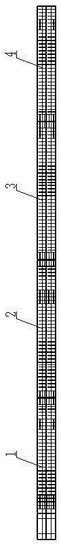 A long-span heavy-duty slideway beam for dragging