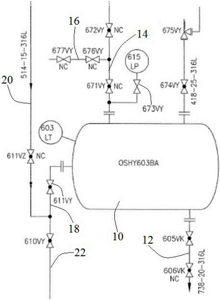 Water injection replacement and pressure maintenance test method for hydrogen storage tank of nuclear power station