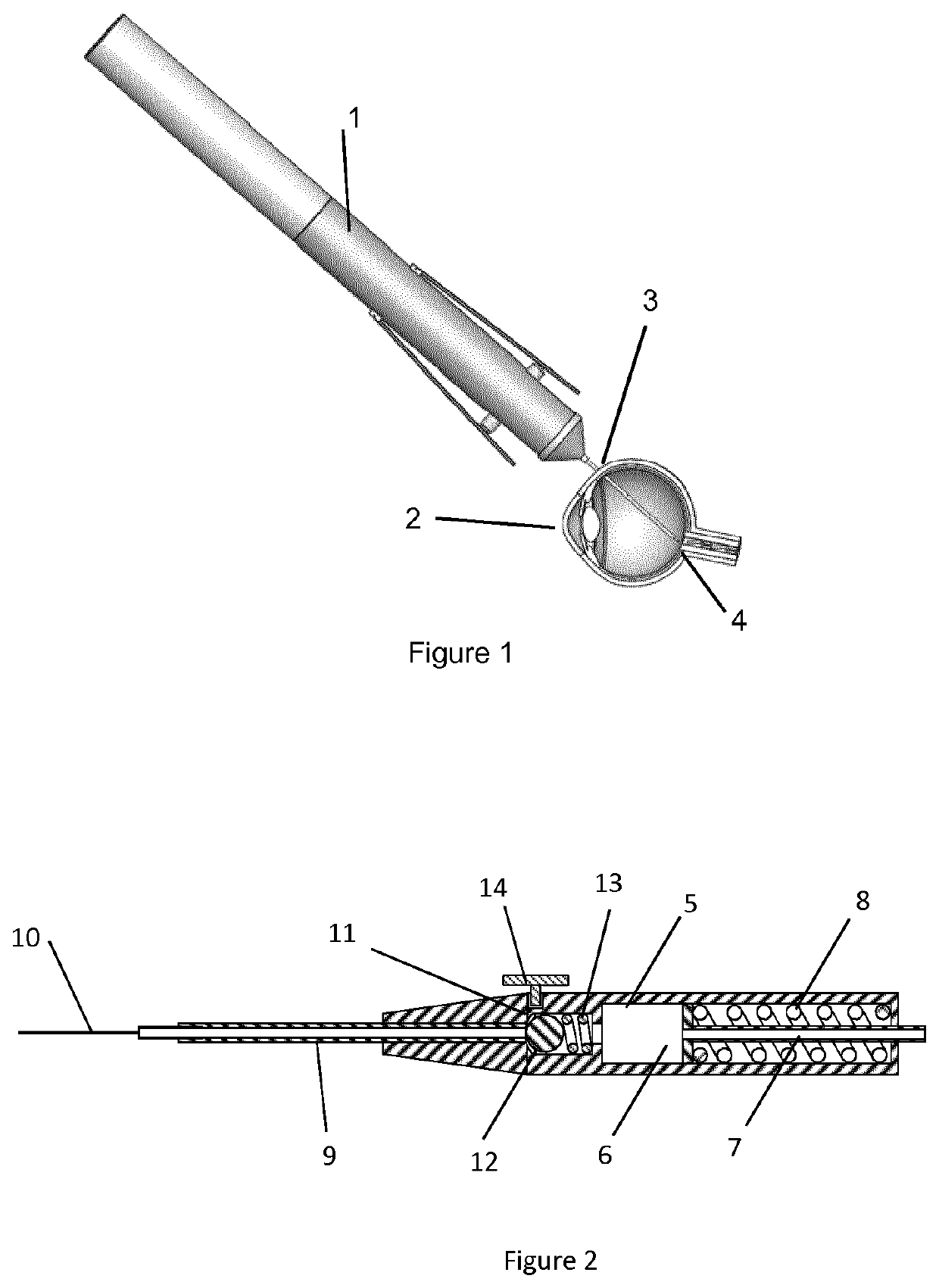 Ophthalmic injection device