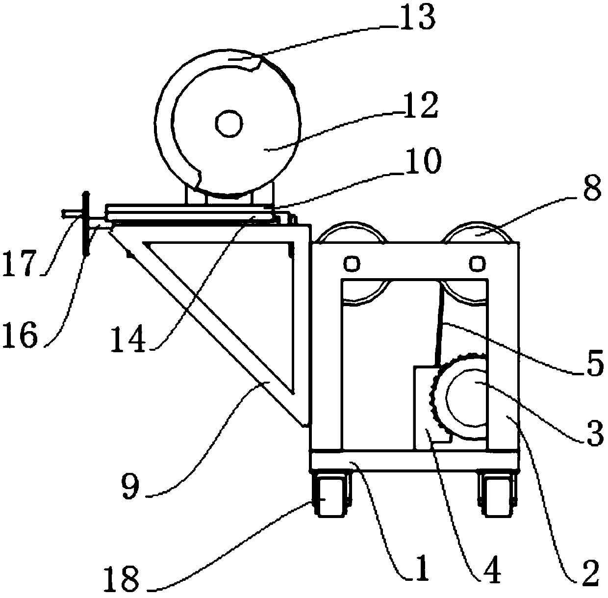 Cutting device special for petroleum pipelines