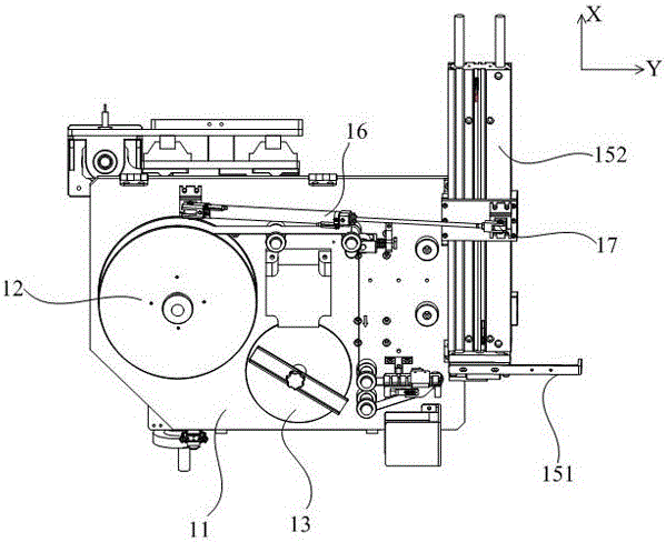 Automatic tire labeling equipment