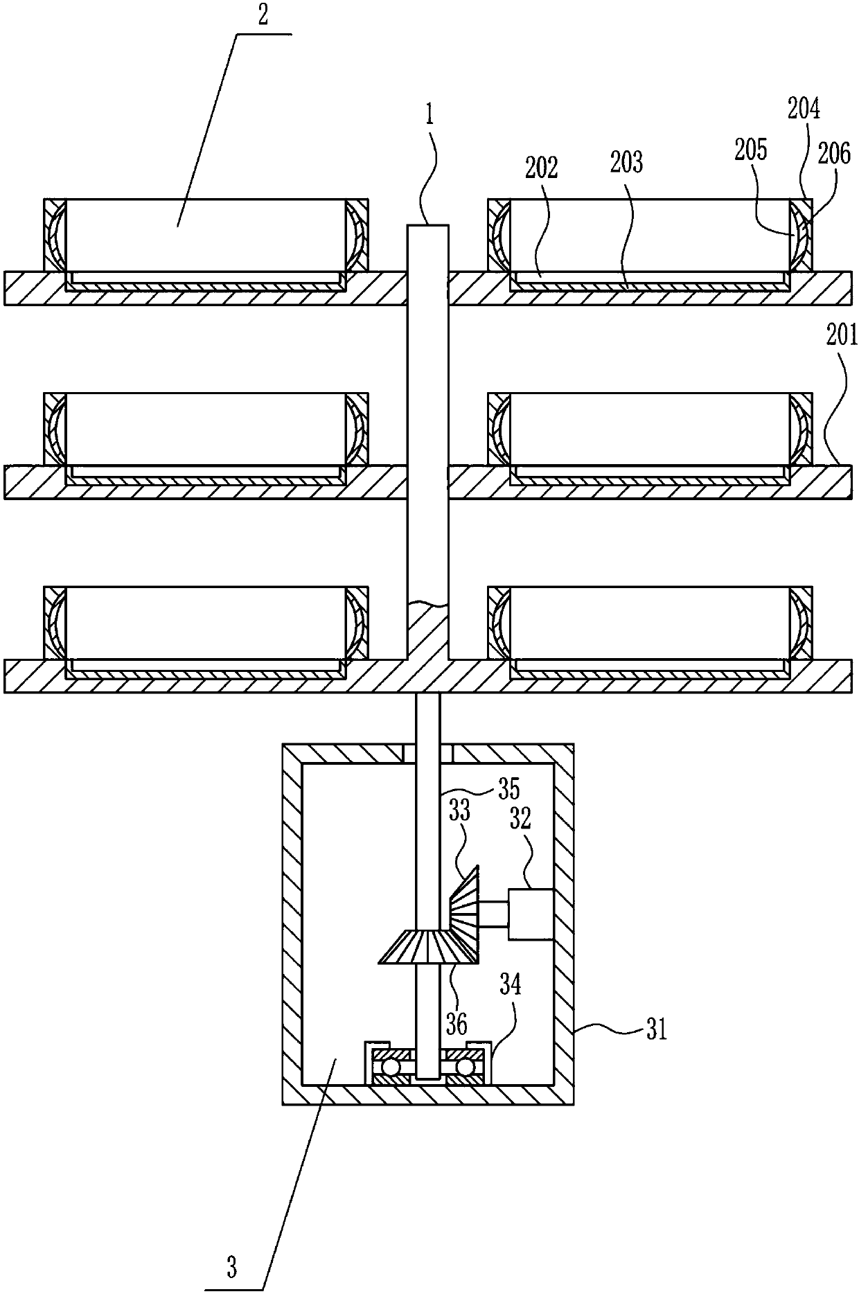 Electric vehicle model rotary type showing device for electric vehicle