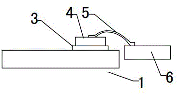 A method for preparing a high-temperature-resistant packaging frame for a silicon carbide diode