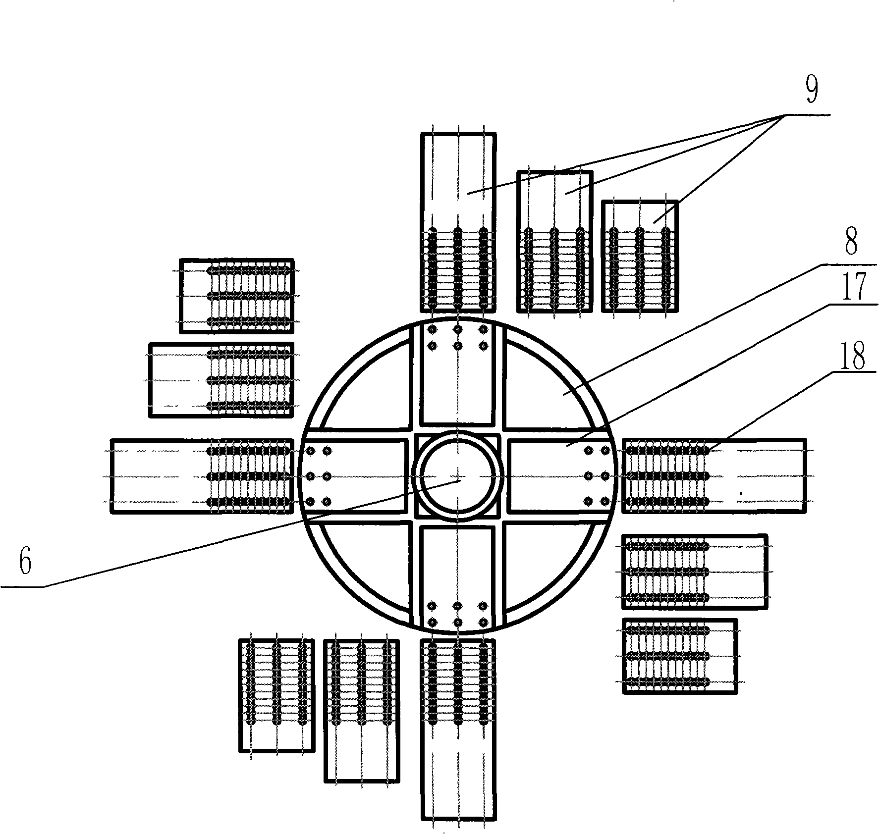 Device for grinding sealing face of valve seat of high temperature and high pressure valve