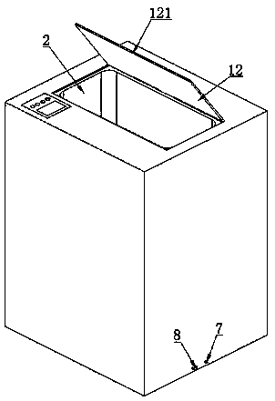 Ultrasonic wave type chopping board cleaner with high-temperature disinfection function