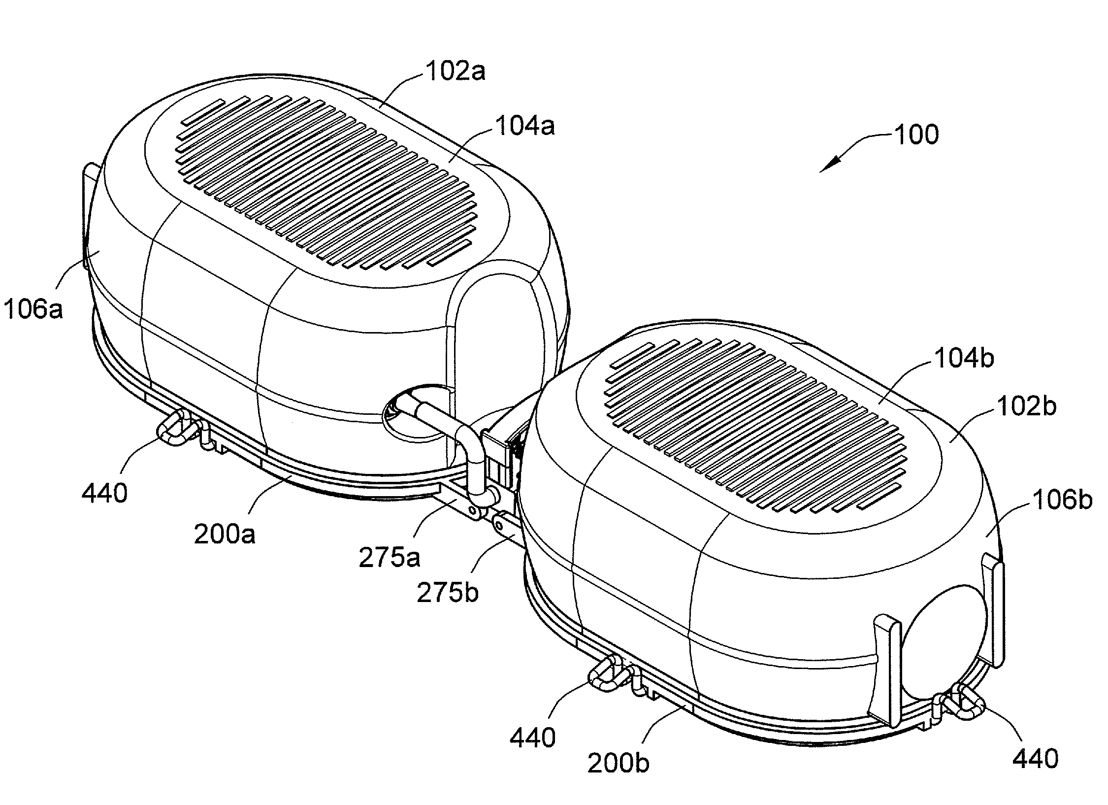 Inflatable exercise apparatus