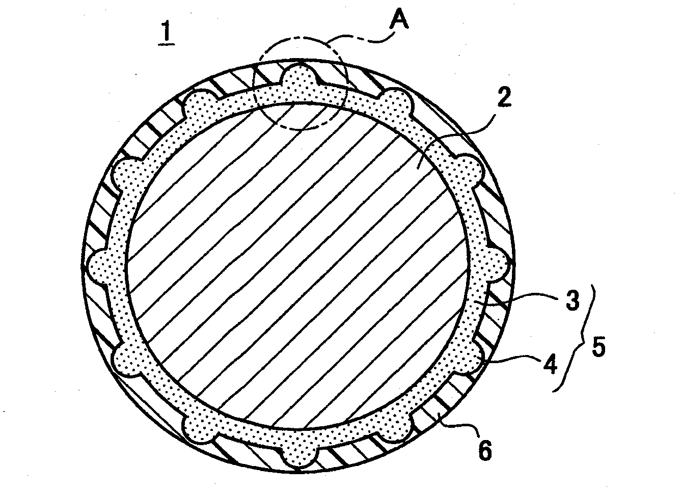 Powder for dust core, dust core made of the powder for dust core by powder compaction, and method of producing the powder for dust core