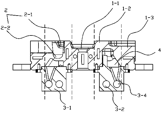 A cooling structure for a busbar mold