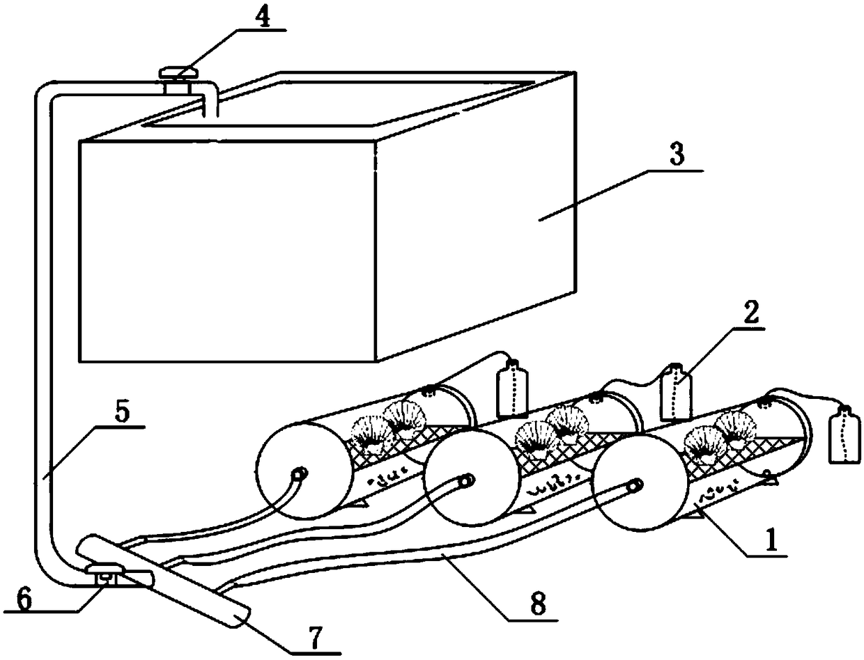 Experimental device for marine organism physiological ecology study