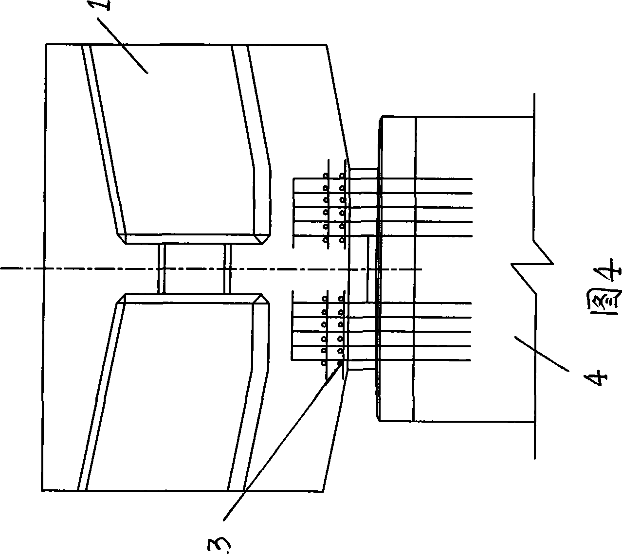 Cast-in-situ continuous beam construction method for special railway line stands